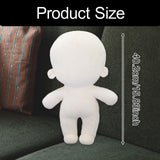 Maxbell Plush Doll Blank Body Collection Creative Wearable Clothing Plushies Toy DIY