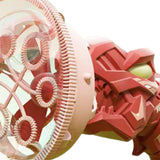 Maxbell Bubble Machine for Kids Fan Romantic Handheld for Party Favors Birthday Gift Red
