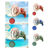 Maxbell Bubble Machine for Kids Fan Romantic Handheld for Party Favors Birthday Gift Red