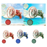 Maxbell Bubble Machine for Kids Fan Romantic Handheld for Party Favors Birthday Gift Red