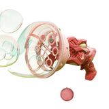 Maxbell Bubble Machine for Kids Fan Romantic Handheld for Party Favors Birthday Gift Red