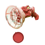 Maxbell Bubble Machine for Kids Fan Romantic Handheld for Party Favors Birthday Gift Red