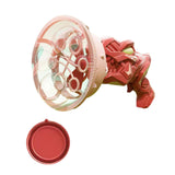 Maxbell Bubble Machine for Kids Fan Romantic Handheld for Party Favors Birthday Gift Red