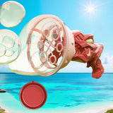 Maxbell Bubble Machine for Kids Fan Romantic Handheld for Party Favors Birthday Gift Red