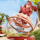 Maxbell Bubble Machine for Kids Fan Romantic Handheld for Party Favors Birthday Gift Red