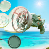 Maxbell Bubble Machine for Kids Fan Romantic Handheld for Party Favors Birthday Gift Green