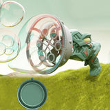 Maxbell Bubble Machine for Kids Fan Romantic Handheld for Party Favors Birthday Gift Green