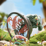 Maxbell Bubble Machine for Kids Fan Romantic Handheld for Party Favors Birthday Gift Green