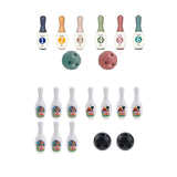 Maxbell Kids Toy Bowling Set Lightweight Educational for 5-12 Years Old Infants Kids White