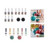 Maxbell Kids Toy Bowling Set Lightweight Educational for 5-12 Years Old Infants Kids White