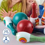 Maxbell Kids Toy Bowling Set Lightweight Educational for 5-12 Years Old Infants Kids White