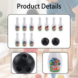 Maxbell Kids Toy Bowling Set Lightweight Educational for 5-12 Years Old Infants Kids White