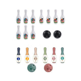 Maxbell Kids Toy Bowling Set Lightweight Educational for 5-12 Years Old Infants Kids White