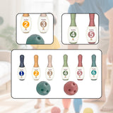 Maxbell Kids Toy Bowling Set Lightweight Educational for 5-12 Years Old Infants Kids Number