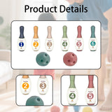 Maxbell Kids Toy Bowling Set Lightweight Educational for 5-12 Years Old Infants Kids Number