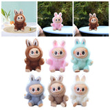 Maxbell Plush Doll Keychain Stuffed Doll Doll Pendant for Handbag Bag Decor dark coffee