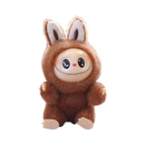 Maxbell Plush Doll Keychain Stuffed Doll Doll Pendant for Handbag Bag Decor dark coffee