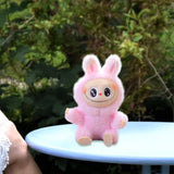 Maxbell Plush Doll Keychain Stuffed Doll Doll Pendant for Handbag Bag Decor pink