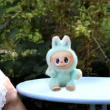 Maxbell Plush Doll Keychain Stuffed Doll Doll Pendant for Handbag Bag Decor blue