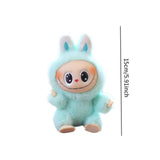 Maxbell Plush Doll Keychain Stuffed Doll Doll Pendant for Handbag Bag Decor blue