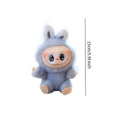 Maxbell Plush Doll Keychain Stuffed Doll Doll Pendant for Handbag Bag Decor gray