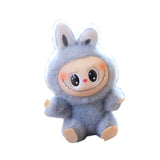 Maxbell Plush Doll Keychain Stuffed Doll Doll Pendant for Handbag Bag Decor gray