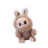 Maxbell Plush Doll Keychain Stuffed Doll Doll Pendant for Handbag Bag Decor light coffee