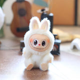 Maxbell Plush Doll Keychain Stuffed Doll Doll Pendant for Handbag Bag Decor white