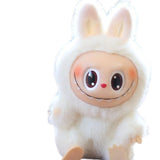 Maxbell Plush Doll Keychain Stuffed Doll Doll Pendant for Handbag Bag Decor white