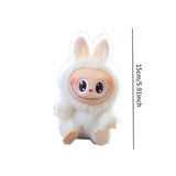 Maxbell Plush Doll Keychain Stuffed Doll Doll Pendant for Handbag Bag Decor white