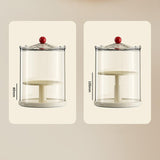 Maxbell Rotatable Showcase Figure Display Case for Action Dolls Charms Plush Figures