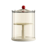 Maxbell Rotatable Showcase Figure Display Case for Action Dolls Charms Plush Figures