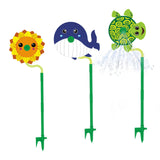 Maxbell Cartoon Water Sprinkler Funny Rotating for Kids for Garden Backyard Watering Sunflower