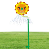 Maxbell Cartoon Water Sprinkler Funny Rotating for Kids for Garden Backyard Watering Sunflower