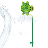 Maxbell Cartoon Water Sprinkler Funny Rotating for Kids for Garden Backyard Watering Turtle