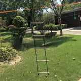 Maxbell Kids Climbing Ladder 5 Sections Hanging Rope Ladder for Squares Child Indoor