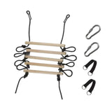 Maxbell Kids Climbing Ladder 5 Sections Hanging Rope Ladder for Squares Child Indoor