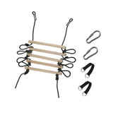 Maxbell Kids Climbing Ladder 5 Sections Hanging Rope Ladder for Squares Child Indoor