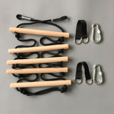 Maxbell Kids Climbing Ladder 5 Sections Hanging Rope Ladder for Squares Child Indoor