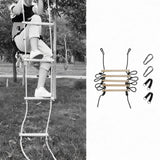 Maxbell Kids Climbing Ladder 5 Sections Hanging Rope Ladder for Squares Child Indoor