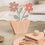 Maxbell Wooden Tea Party Set Wooden Toys Kitchen Playset Pretend Play Girls Children