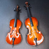 Maxbell Miniature Cello with Stand Wooden Housewarming Gift for Music Room Home Desk 18cm