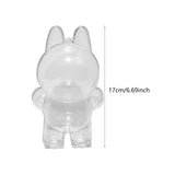 Maxbell Doll Display Case Dustproof Showcase Accessory Lightweight Doll Storage Case Standing