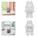 Maxbell Doll Display Case Dustproof Showcase Accessory Lightweight Doll Storage Case Standing