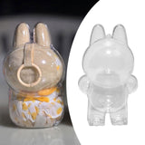 Maxbell Doll Display Case Dustproof Showcase Accessory Lightweight Doll Storage Case Standing