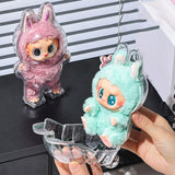 Maxbell Doll Display Case Dustproof Showcase Accessory Lightweight Doll Storage Case Sitting