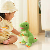Maxbell Cartoon Dinosaur Stuffed Animal Plush Toy Green Soft Adorable Gifts for Kids
