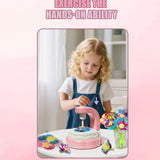 Maxbell DIY Fabric Flower Bouquet Kit Learning Toys for Preschool 4 5 6 7 8 Year Old