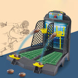 Maxbell Desktop Arcade Rugby Game Shooting Game Home Target Toss Game Mini Rugby Toy