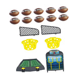 Maxbell Desktop Arcade Rugby Game Shooting Game Home Target Toss Game Mini Rugby Toy
